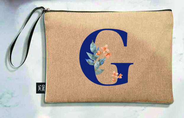 Bolso de mano letra g una pieza (diseño variado) (25×18×1 )